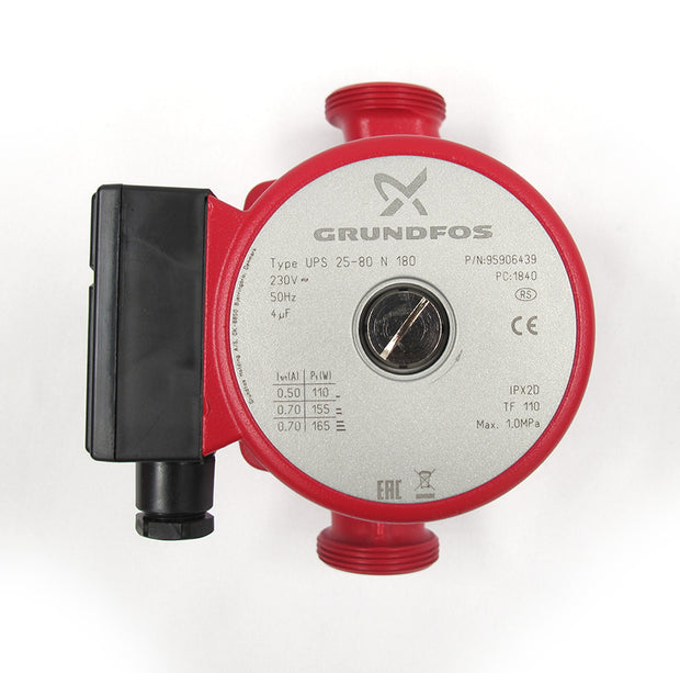 Grundfos UPS 25-80 N 3 Speed In-Line Circulation Pump