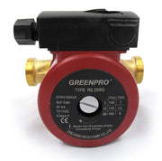 Greenpro Pump RS 25/8G, 3 Speed, In-Line Water Circulation Pump