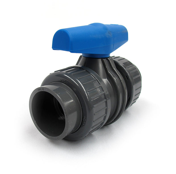 PVC Coloro Valve 25mm with unions and sockets